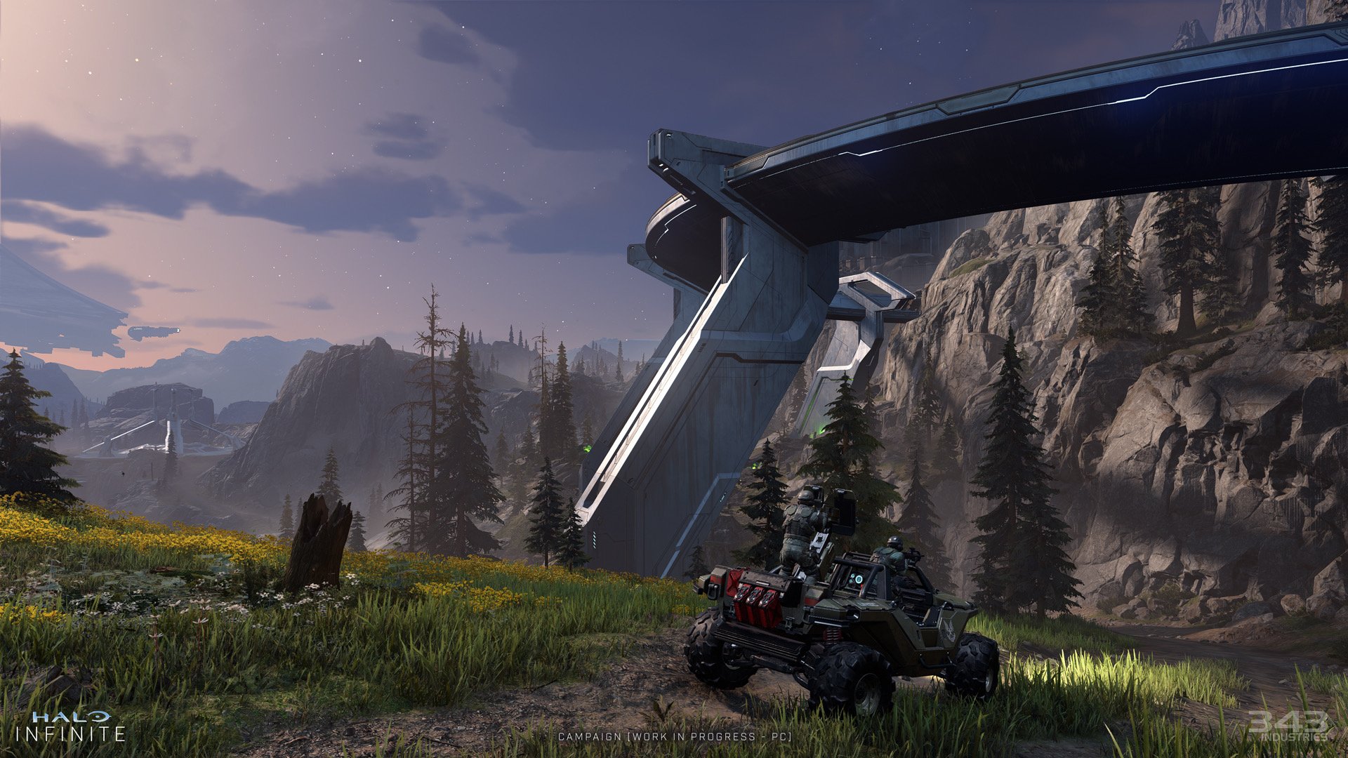 New Halo Infinite campaign screenshots show a gorgeous improvement