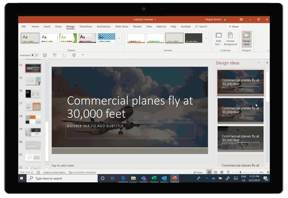 Microsoft now allows you to transform Word documents into PowerPoint presentations