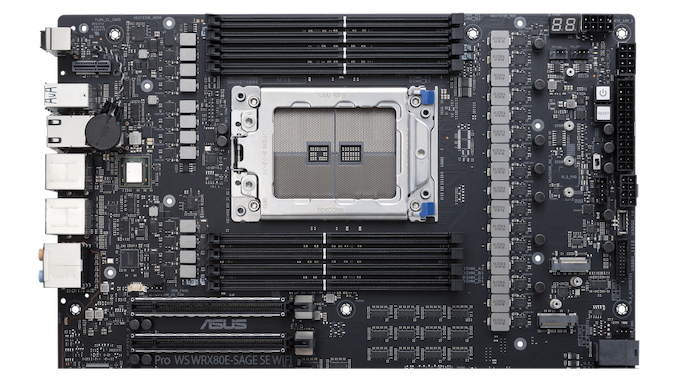 ASUS Pro WS WRX80E-SAGE SE WIFI Announced: A Motherboard for AMD Threadripper Pro