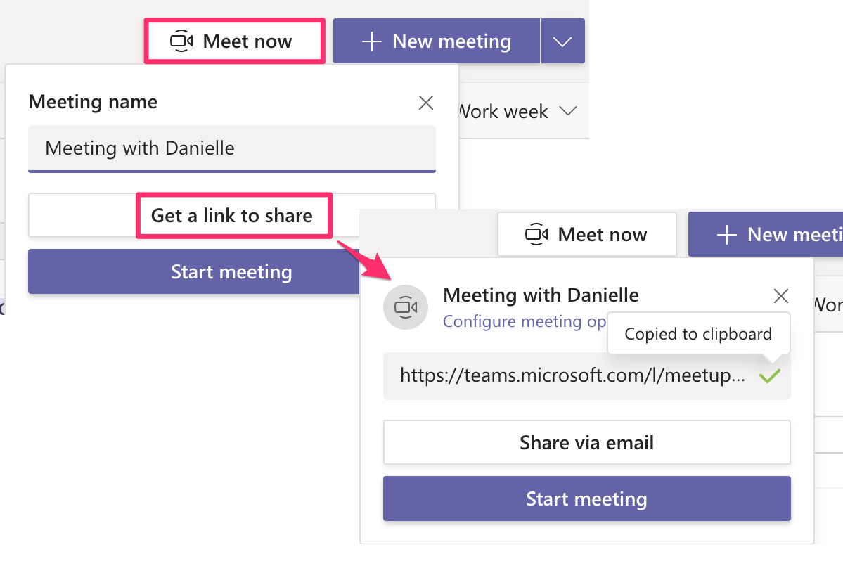 Microsoft Teams meeting share links feature now available