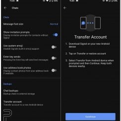 Signal app for Android now lets you migrate account data to another device