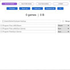 Ludusavi is an open source, cross platform game save backup manager