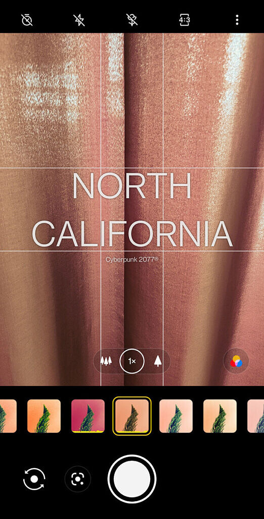 OnePlus Camera Cyberpunk 2077 North California filter