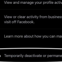 How to Delete or Deactivate your Facebook account