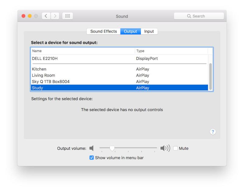 How to AirPlay audio from Mac to HomePod