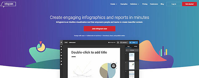 infogram design tool for interactive infographics