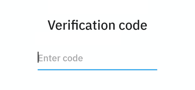 Verification code that lets you enabled two-step verification on Telegram for Android
