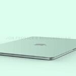MacBook render color green