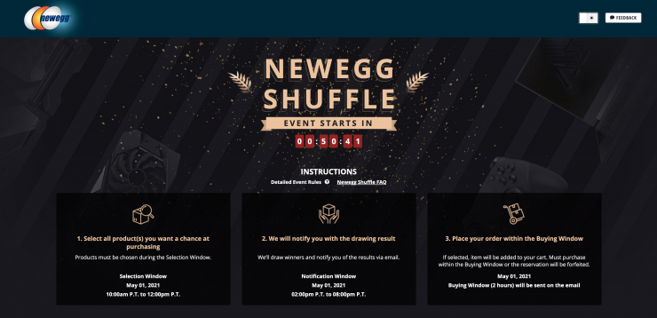 Newegg Shuffle: NVIDIA GeForce RTX 3060 & 3090 Graphics Cards Available In Today’s Shuffle
