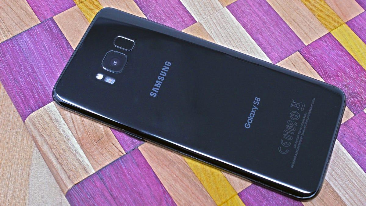 The Galaxy S8 smartphone