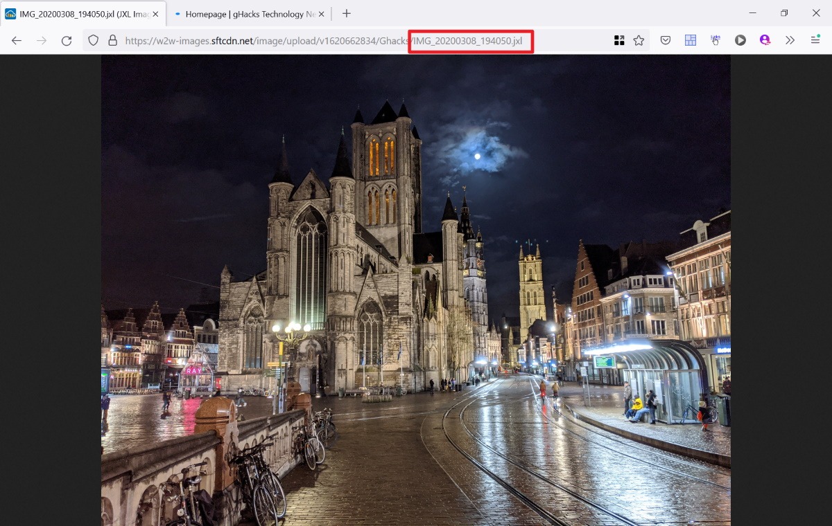 Find out if your browser supports the new image format JPEG XL