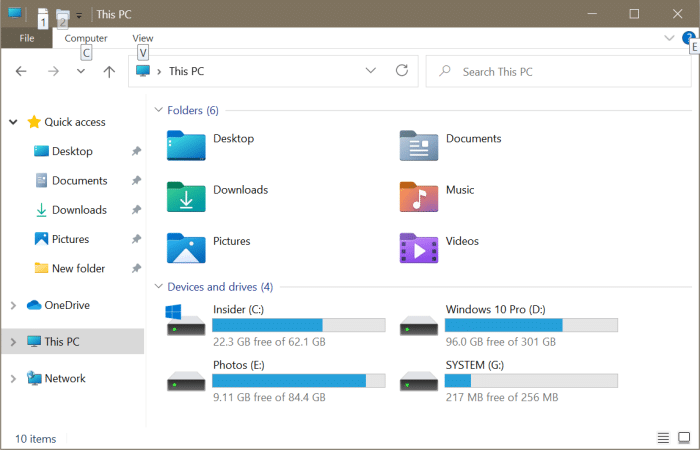 open file explorer to this PC instead of quick access in Windows 10 pic3