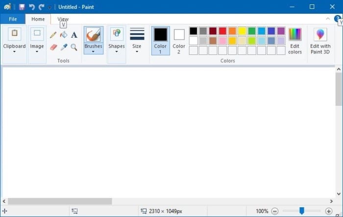 reinstall paint in Windows 10 pic01
