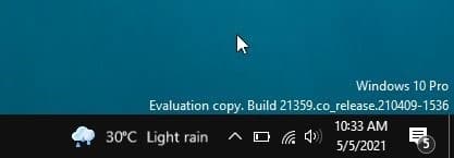 remove weather information from taskbar in Windows 10 pic1