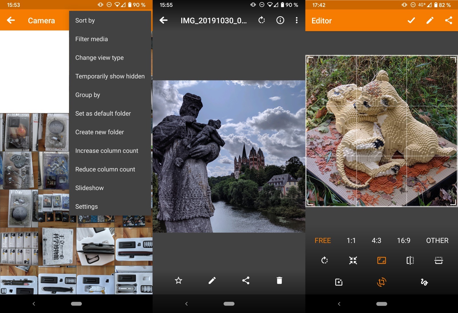 Simple Gallery Pro for Android is a local Google Photos alternative
