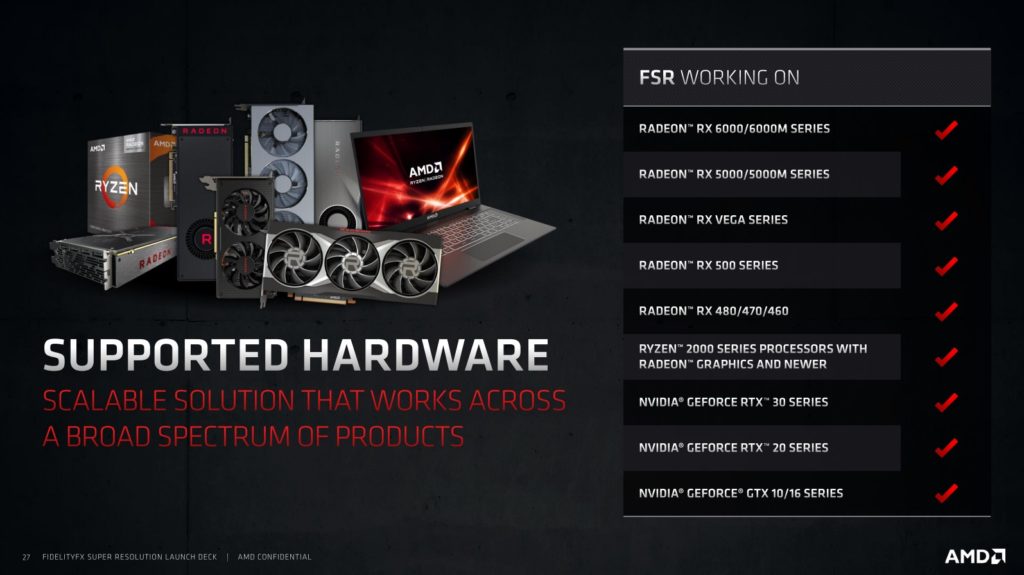 AMD FSR Supported GPUs and Hardware