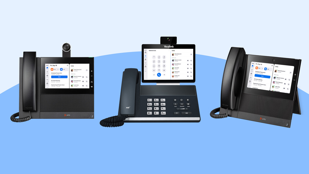 Zoom's three new phone appliances for video calls and phone calls in the office