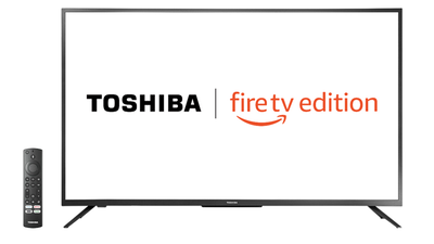 A Toshiba 4K UHD Fire TV.