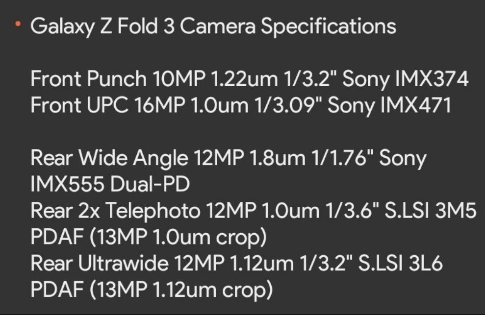 Galaxy Z Flip 3 SoC and camera spec leak, rear camera deferred