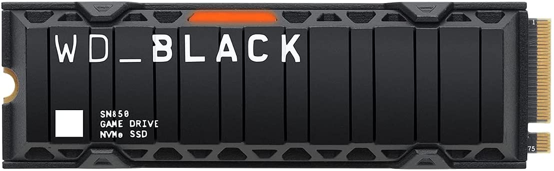WD_Black 2TB SN850 NVMe Internal Gaming SSD Solid State Drive with Heatsink