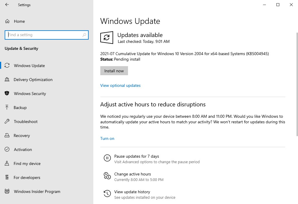 Microsoft rolls out KB5004945 emergency Windows Updates to fix PrintNightmare vulnerabilities