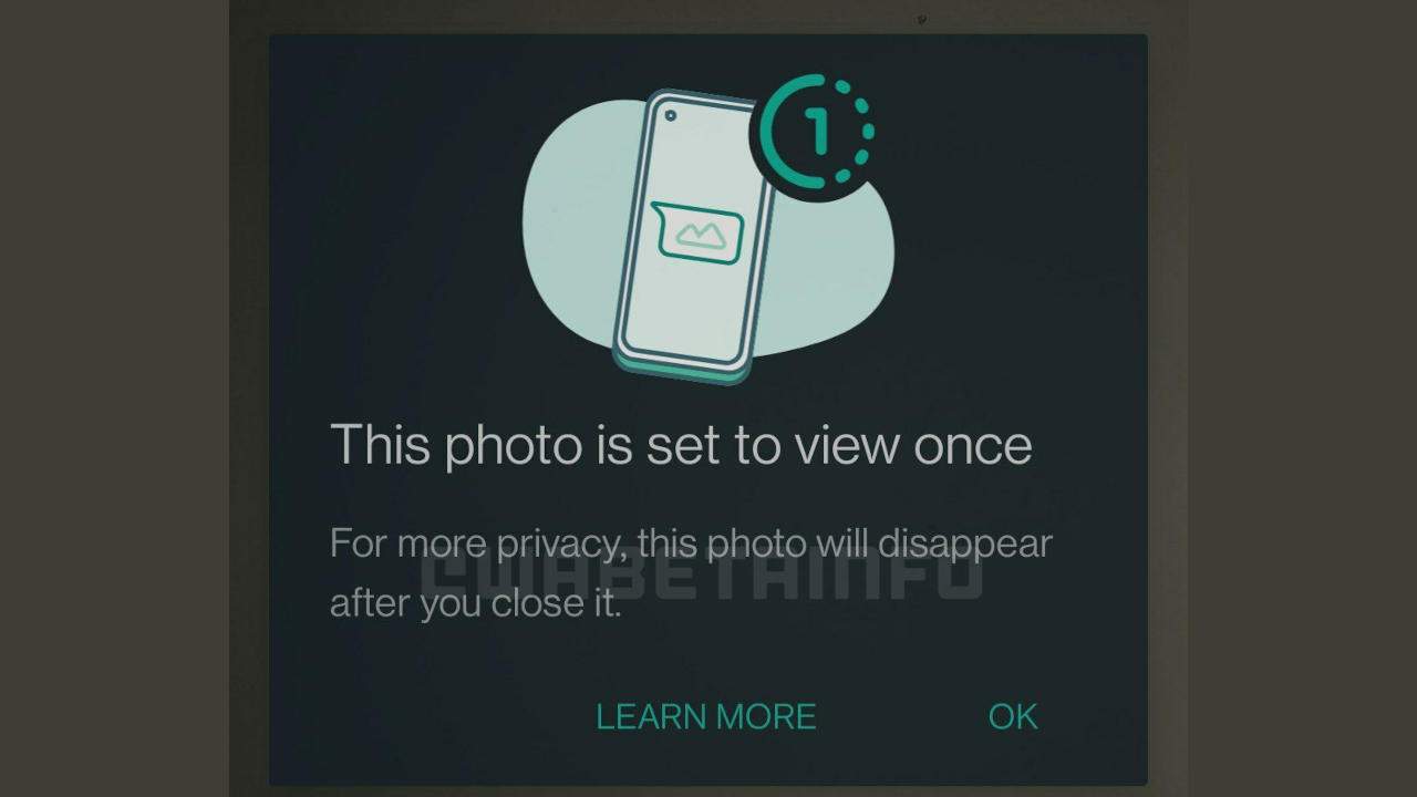 WhatsApp View Once deletes photos and videos after being viewed
