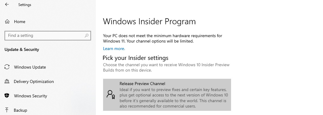 How to install Windows 11 Insider preview on unsupported devices