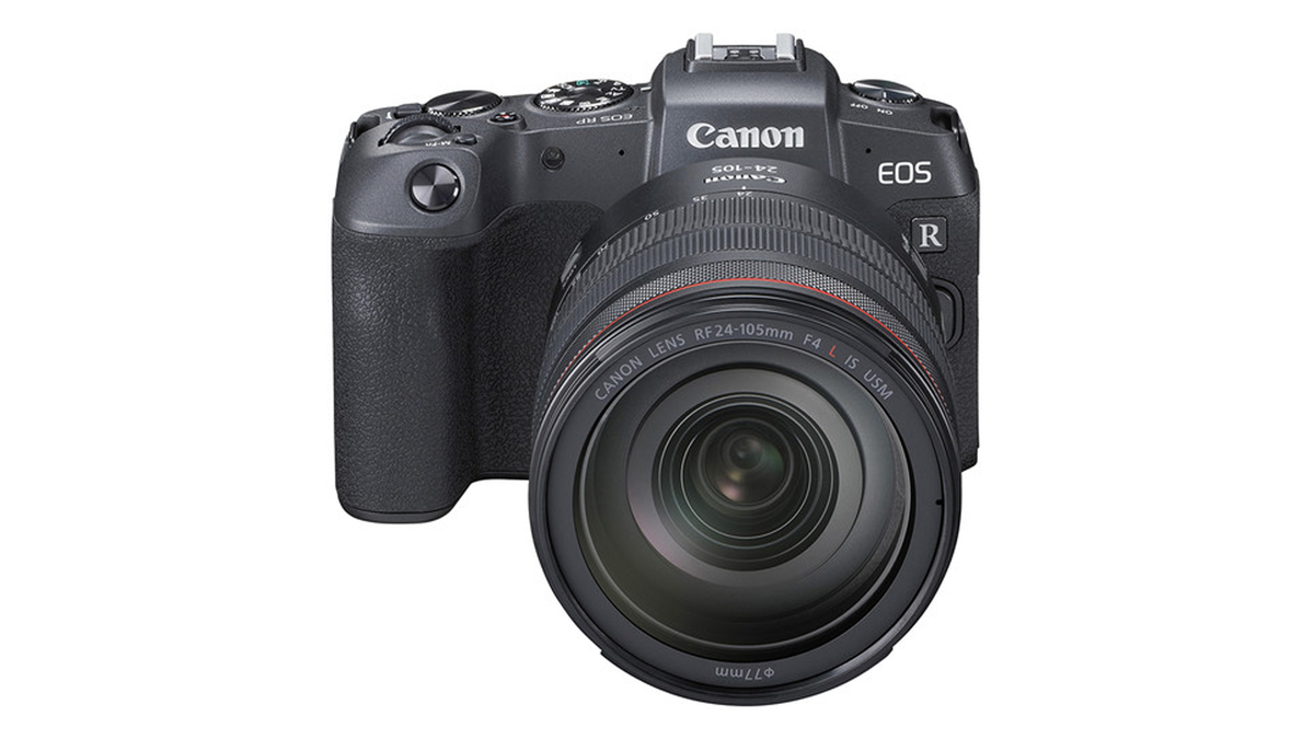 A photo of the discontinued Canon EOS RP.