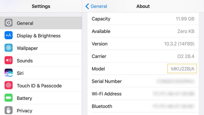How to identify which iPhone you've got: SKU number