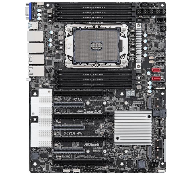 ASRock Unveils C621A WS Motherboard, Designed for Xeon W-3300 Workstations