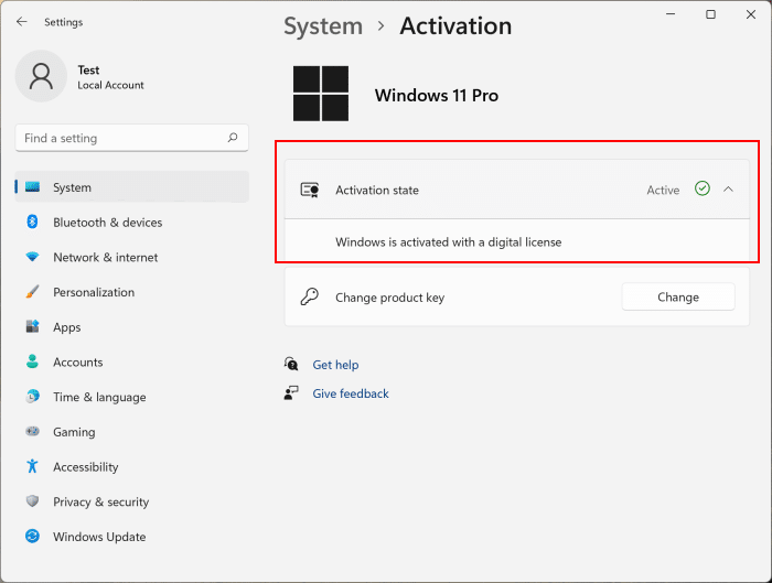 Check Windows 11 activation status pic3