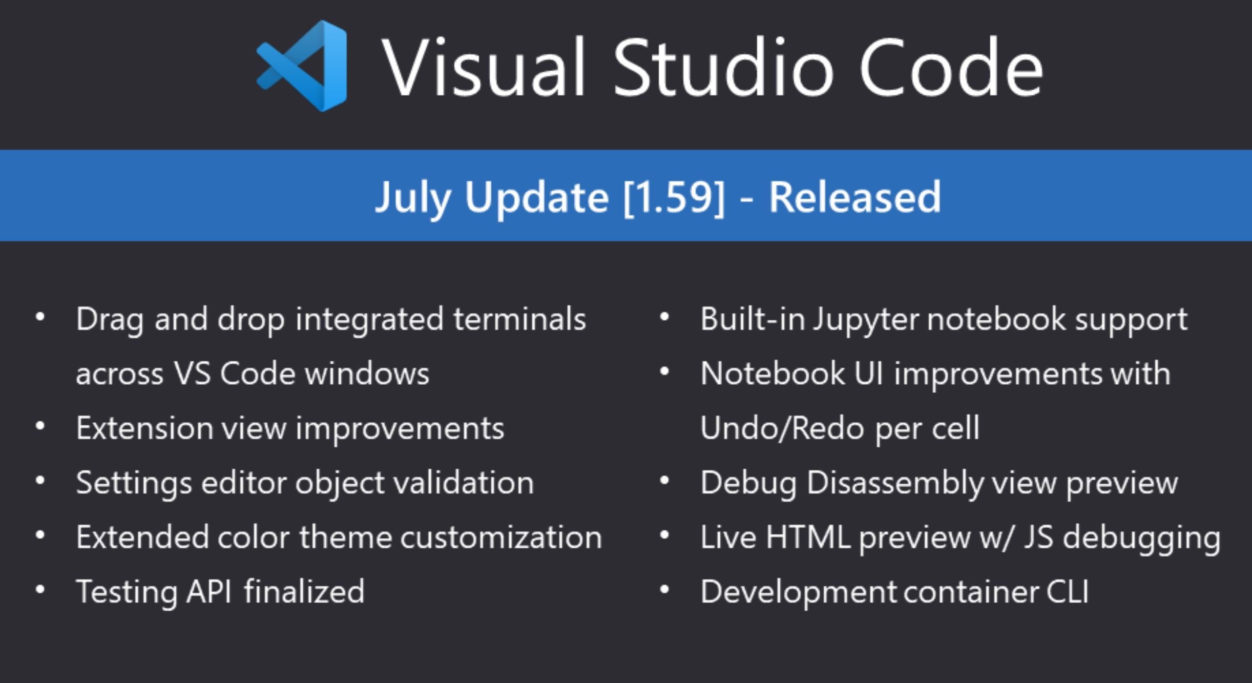 Microsoft releases Visual Studio Code v1.59 with Live HTML preview with JS debugging and more