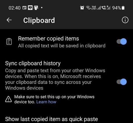 SwiftKey can now sync your Android’s clipboard with your Windows PC