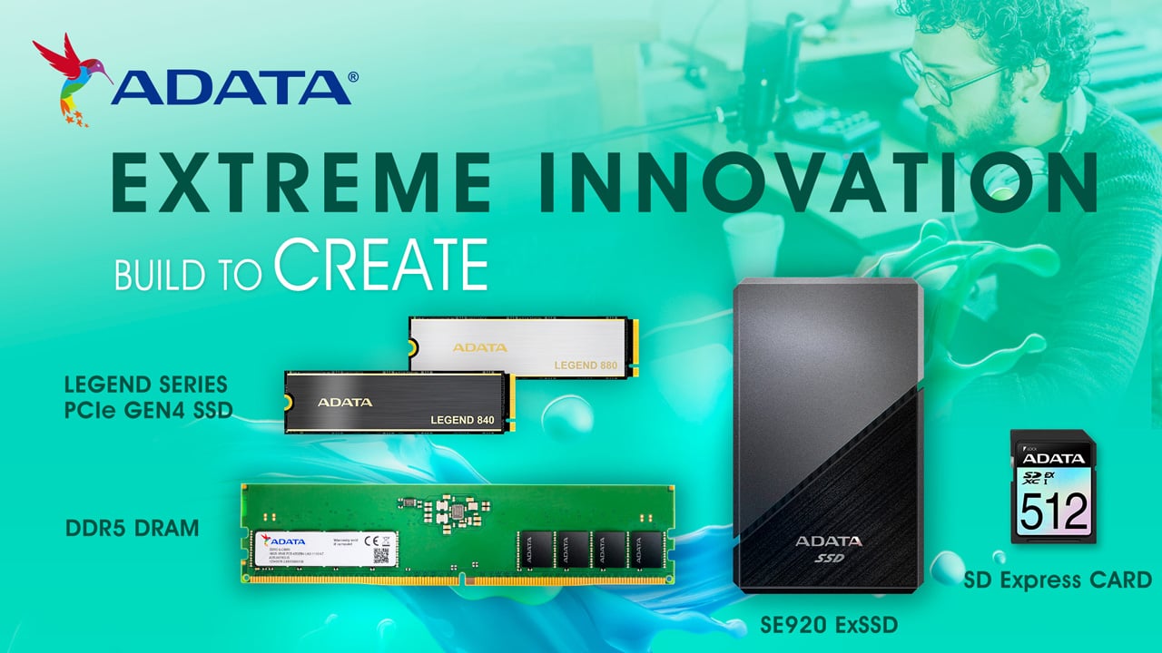 ADATA Unveils Lineup of Xtreme Innovations for 2021