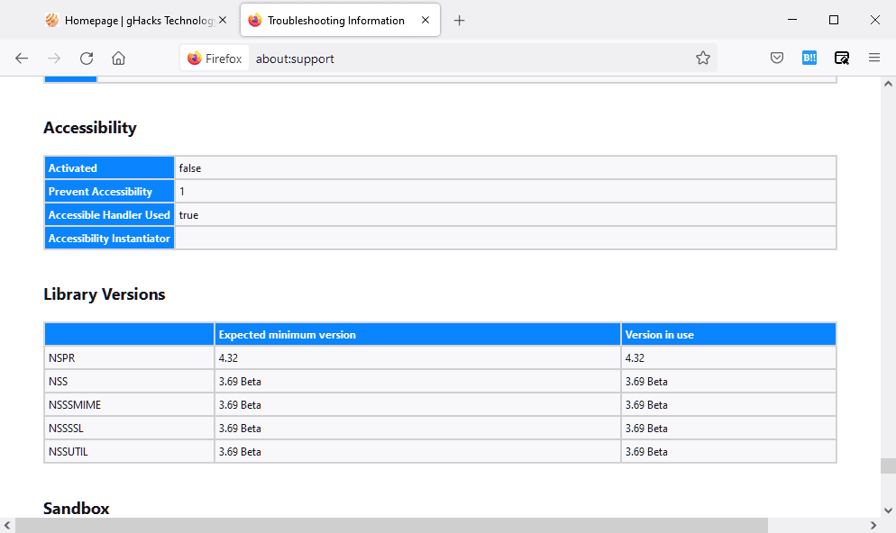 Firefox Tip: turn off accessibility services to improve performance