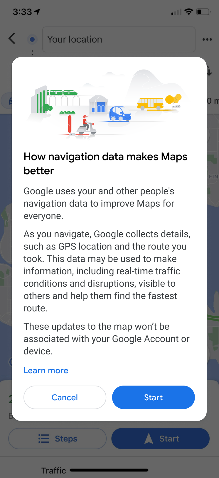 From tomorrow, Google Maps will limit navigation features if you don’t agree to share your live location data