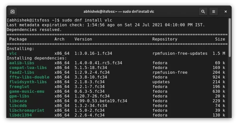 How to Install VLC on Fedora Linux