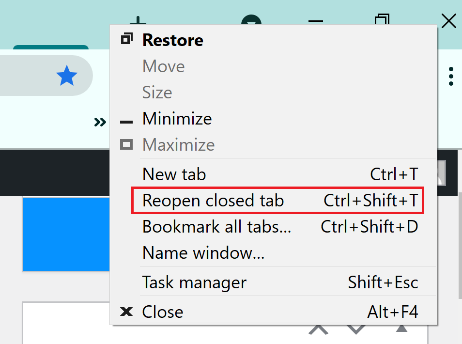 Google working on ‘highly experimental’ instant Reopen Closed Tab feature for Chrome