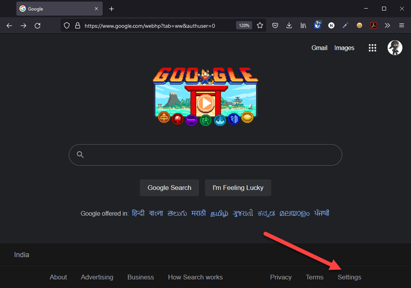 Enable or Disable Dark Theme for Google Search (Desktop version)