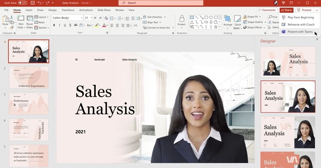 Microsoft’s Cameo feature in PowerPoint will allow you to integrate your Teams camera feed into your presentation