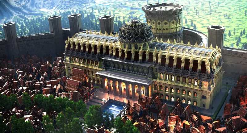 Minecraft Players Build Insanely Huge & Detailed Map “City of Lithonia”