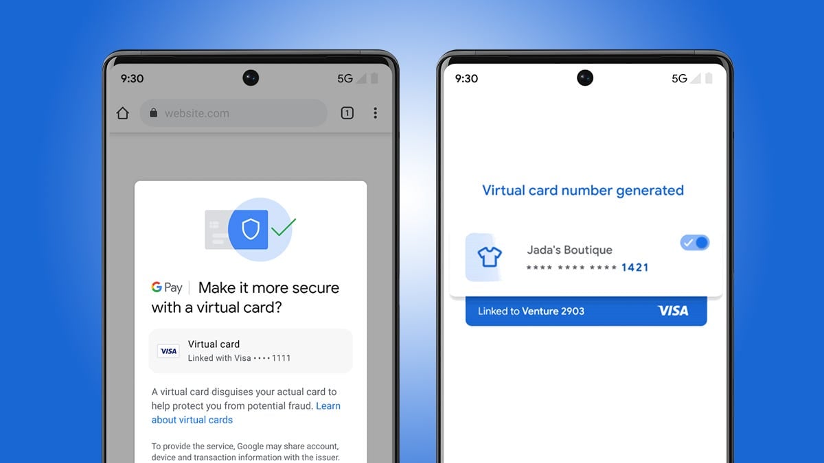 Chrome Will Protect Your Credit Cards With Virtual Numbers
