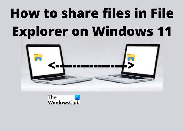 How to share Files and Folders using File Explorer on Windows 11
