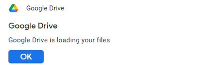 Google Drive loading=
