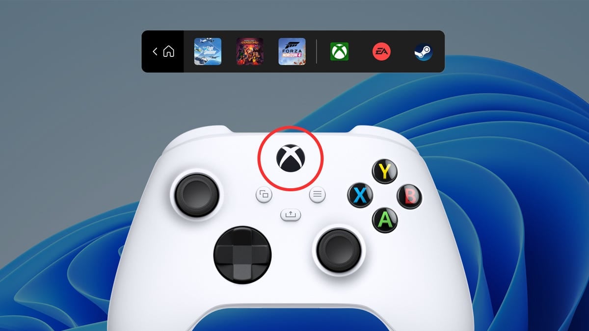 Windows 11 is Adding a “Controller Bar” for Opening Games