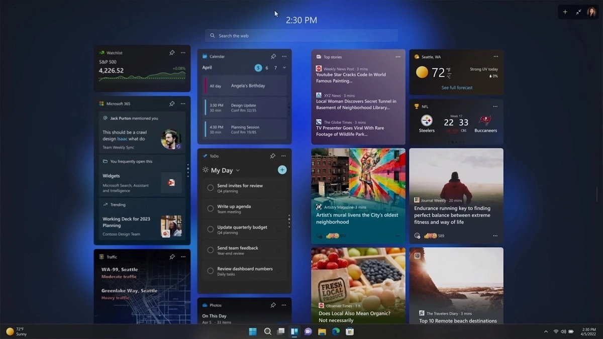 Microsoft says Windows 11’s 3rd-party widgets won’t really cause performance issues