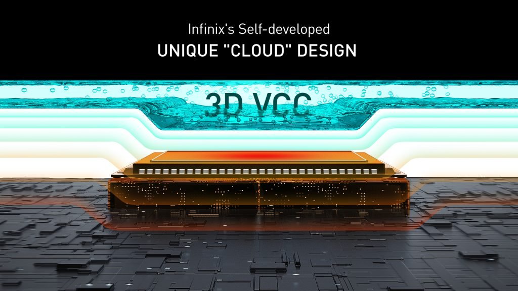 Infinix introduces 3D vapor cloud chamber liquid cooling technology for smartphones