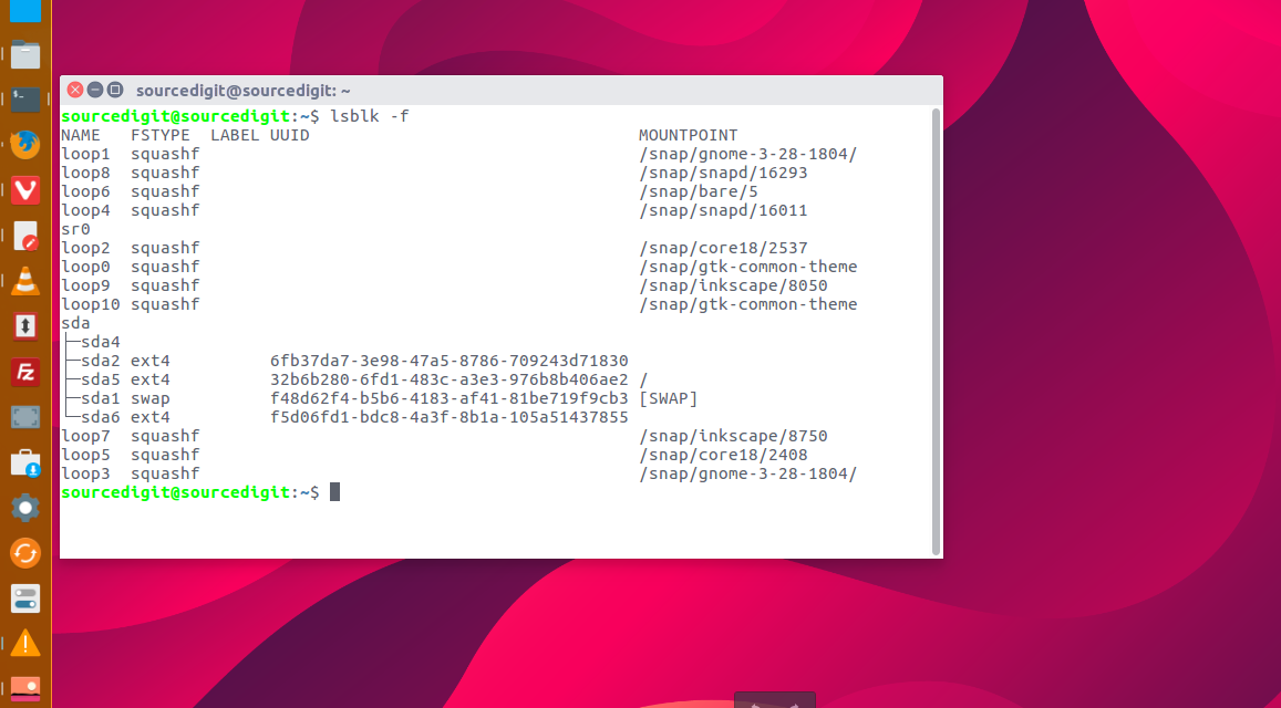 How To Check Total Hard Disk Size In Ubuntu Terminal