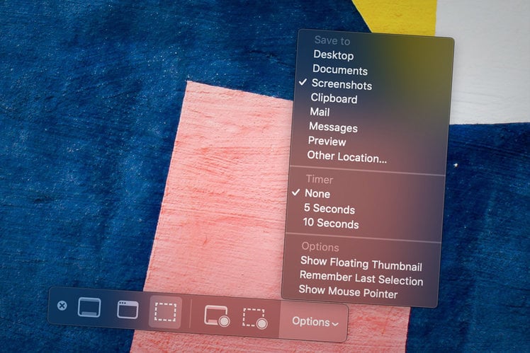 How to take screenshots on a Mac and change where they save